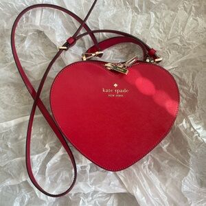 Kate spade red heart purse